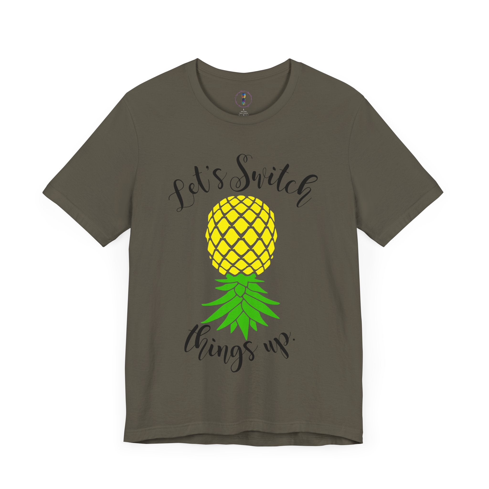 Pineapple Motivational Unisex Tee - 'Let's Switch Things Up'