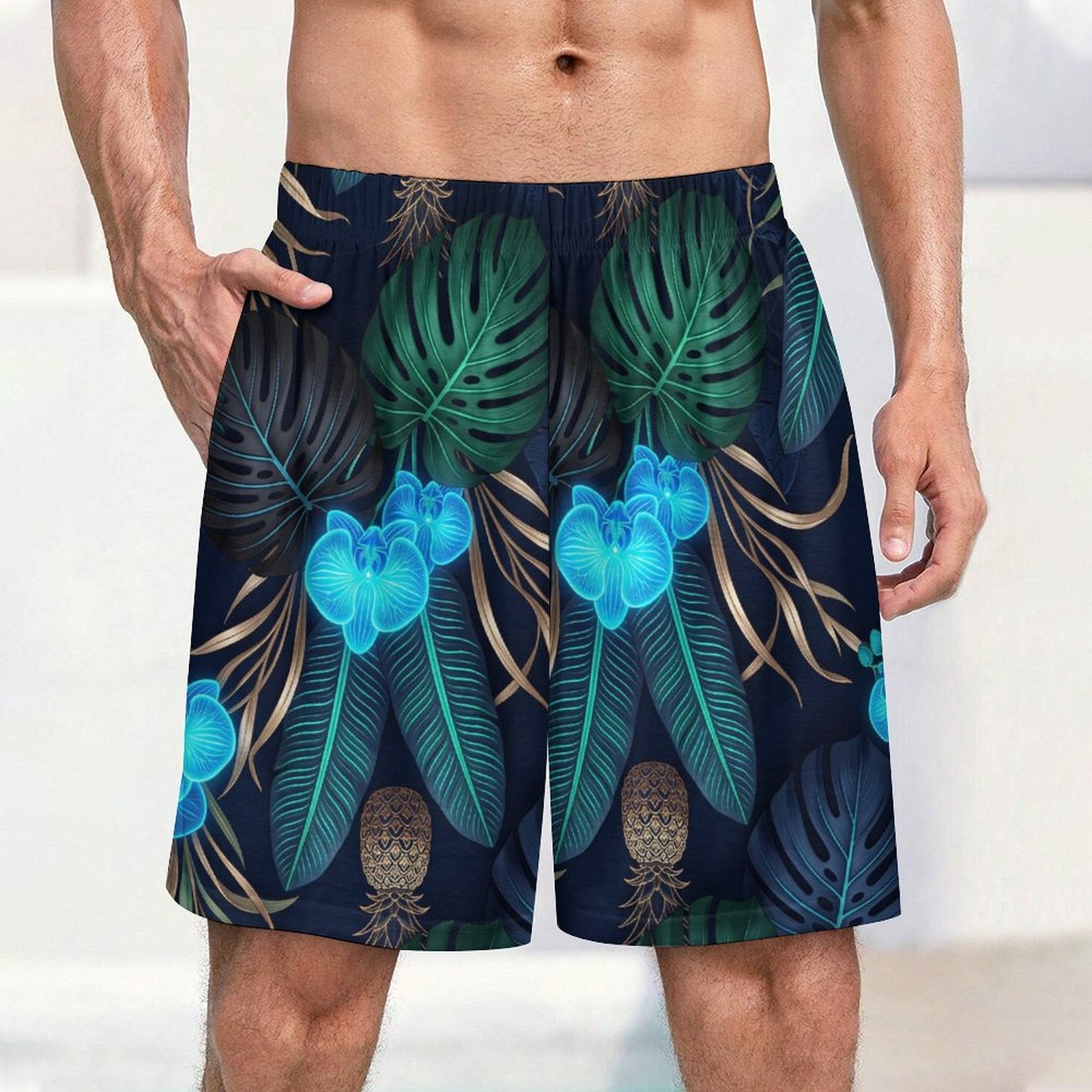 170gsm Pajama Shorts for Men(All-Over Printing)