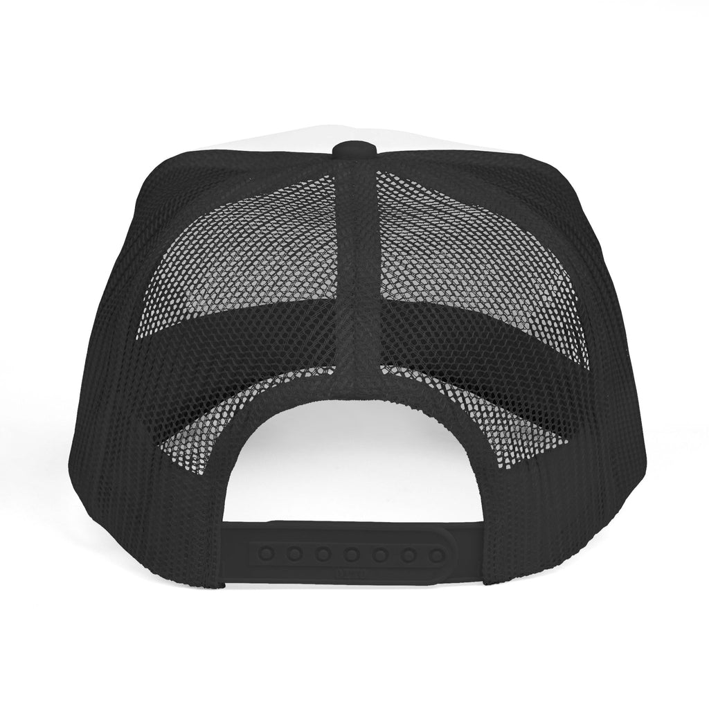 Poly Life Trucker Cap — Retro Surf Logo Mesh Hat
