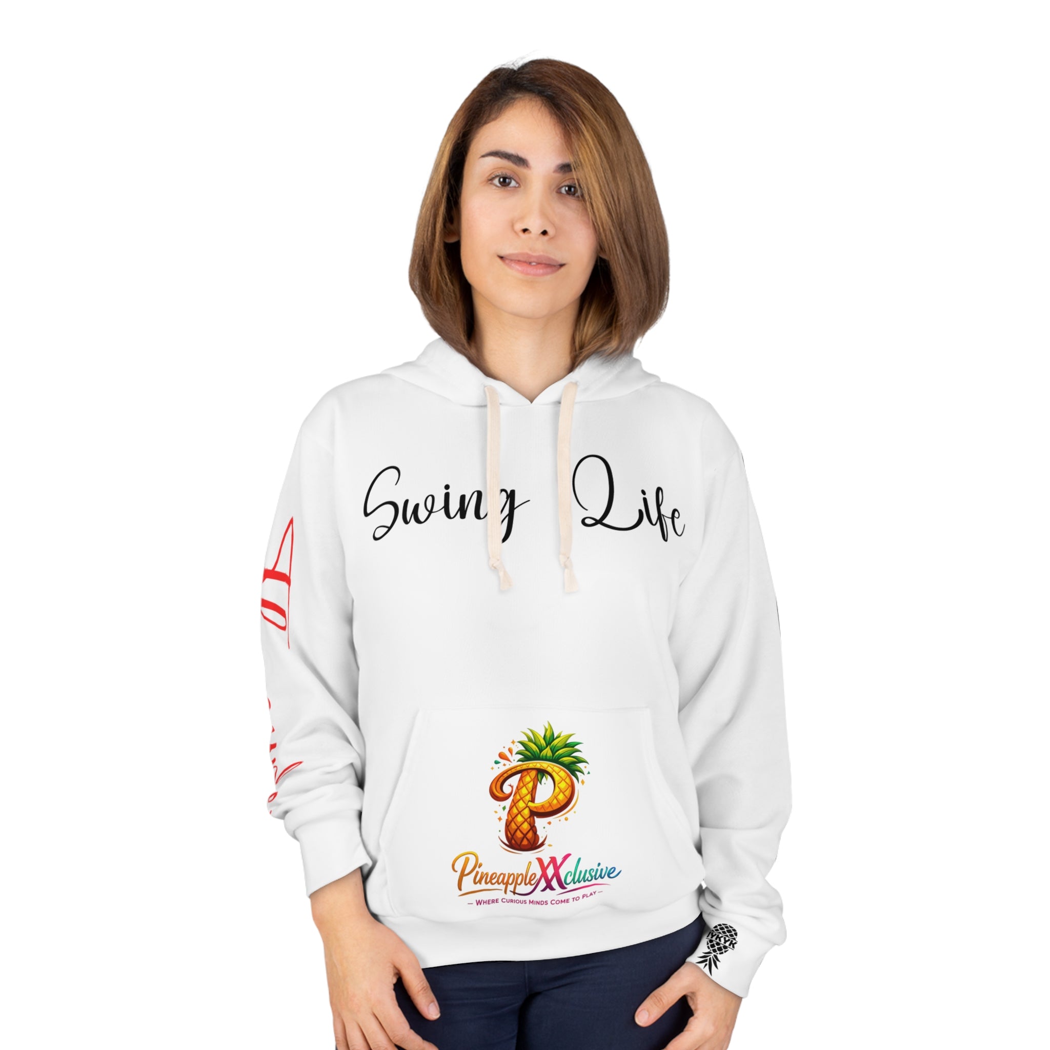 Swing Life Pineapple Hoodie — Tropical Graphic Pullover