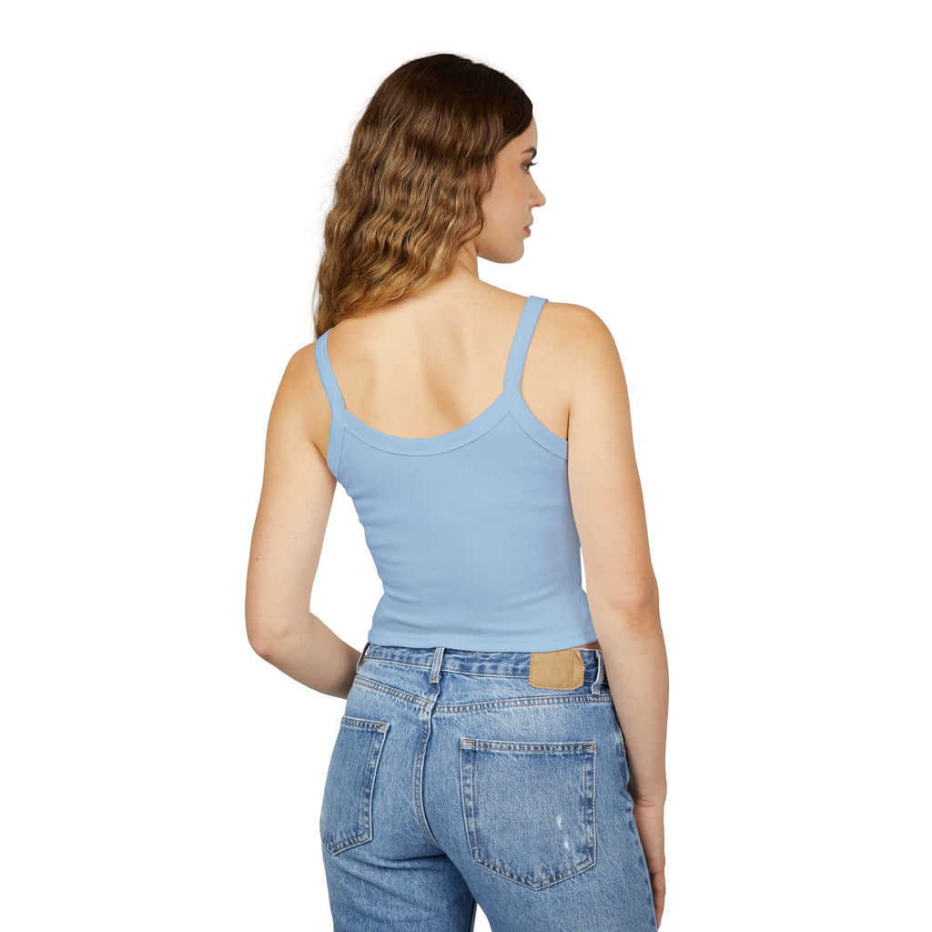 Queen of Spades Spaghetti Strap Tank Top — Women's Crop