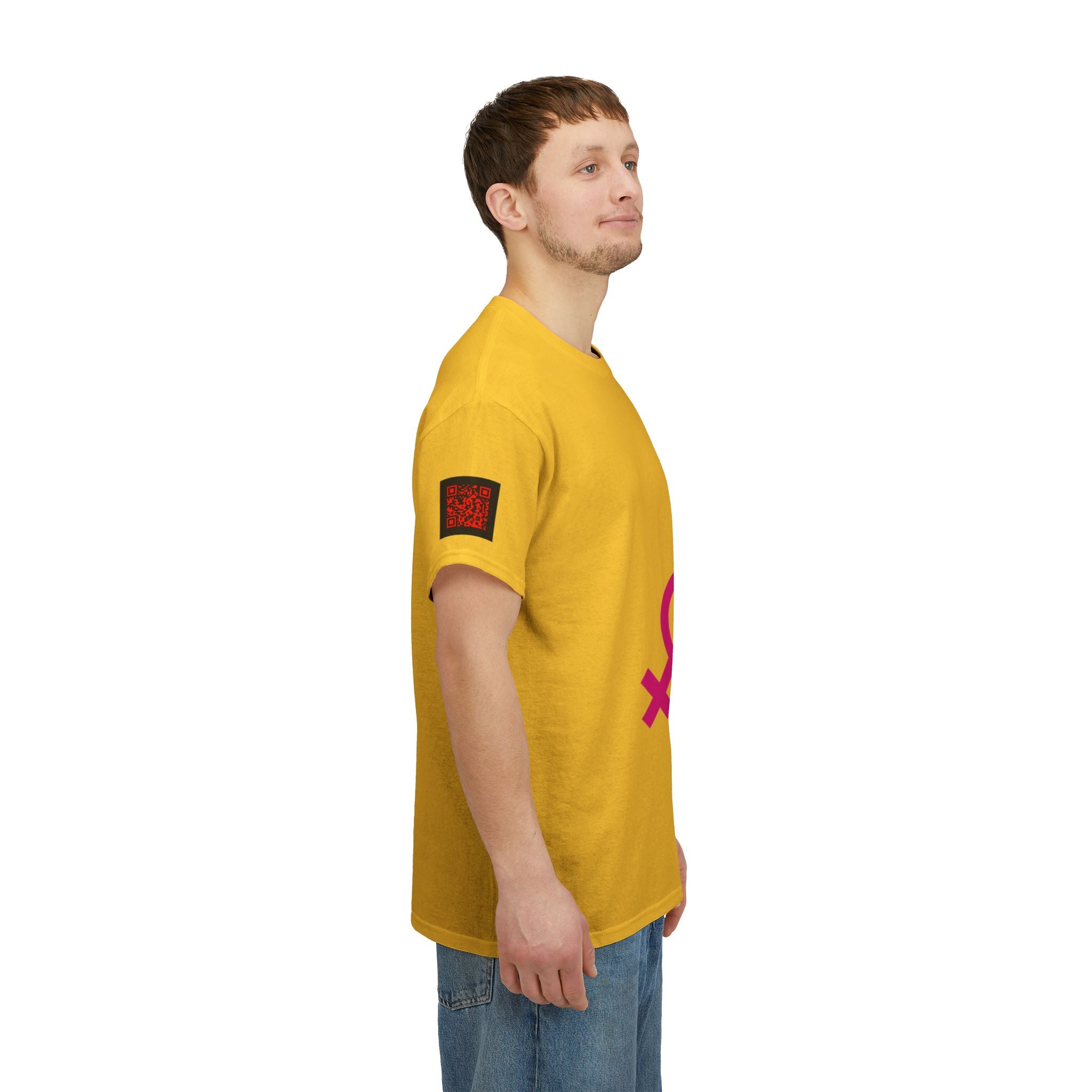 Female, Female & Male (Threesome) Symbol Tee — Gender Icons Graphic T-Shirt