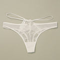 Sexy Women's Underwear Thin Breathable Embroidered Lace Panties Hip-Lifting Low-Waist Plus-Size Thong