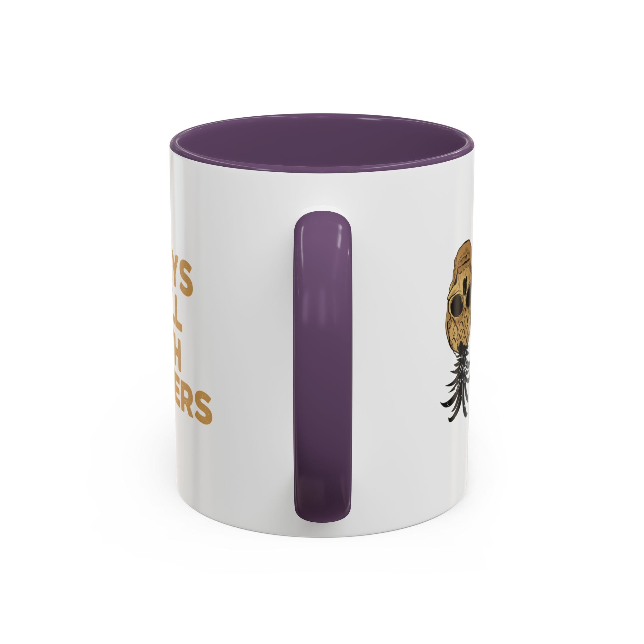 Playful Owl Accent Coffee Mug - 11 & 15oz - Perfect Gift for Nature Lovers