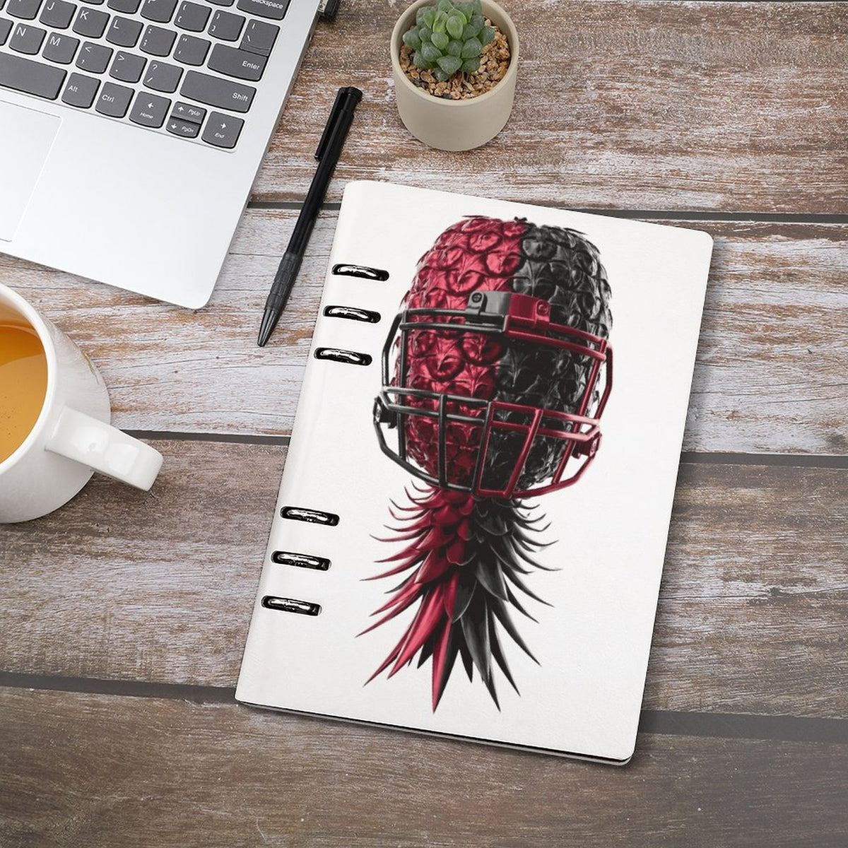 Football Inspired Loose Leaf Notebook