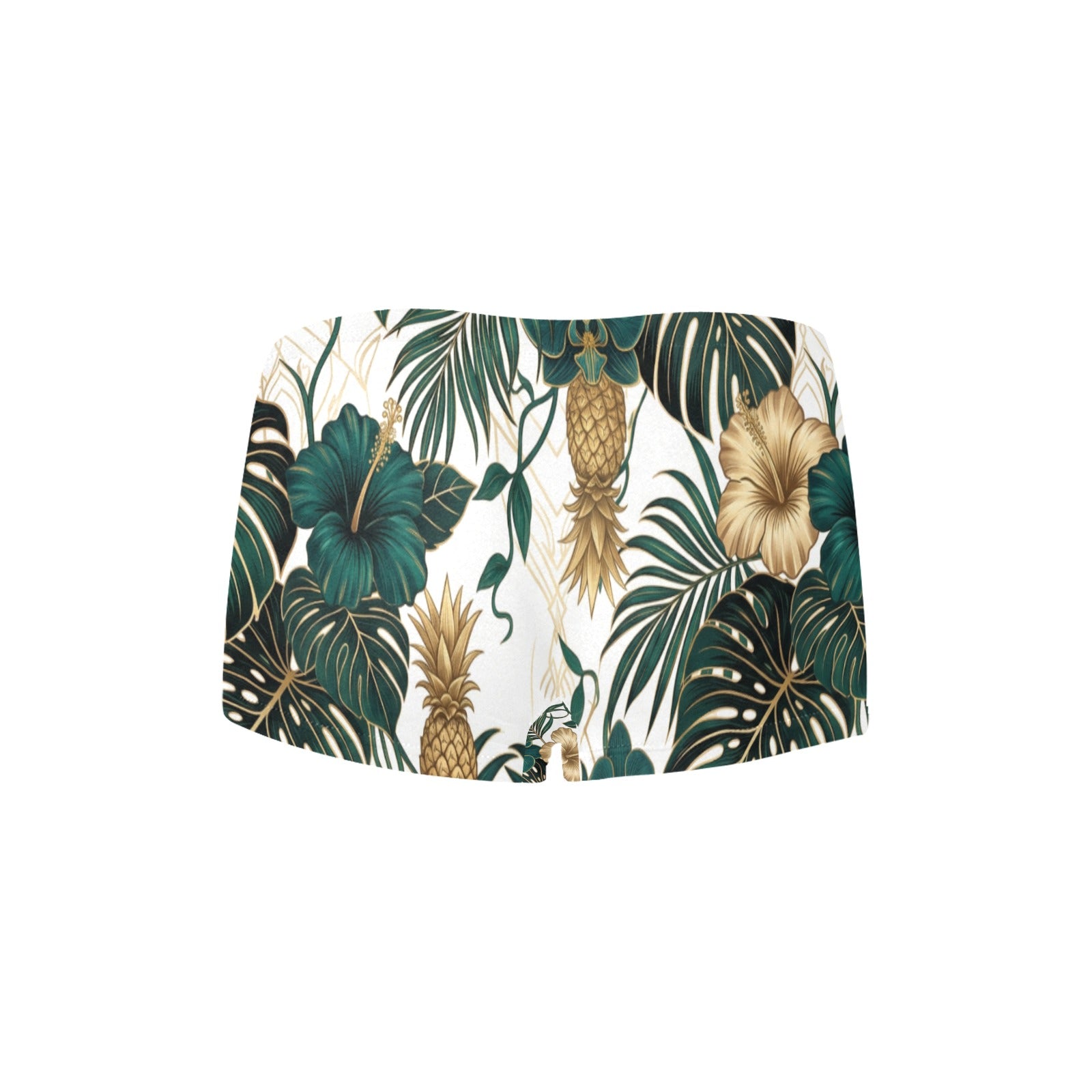 Pineapples & Ferns Women’s Boyshort Panties – Cute, Comfy Everyday Underwear