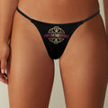 #WELOVETHREESOMES Ladies Sexy Thin Thong | Soft Polyester Spandex Underwear