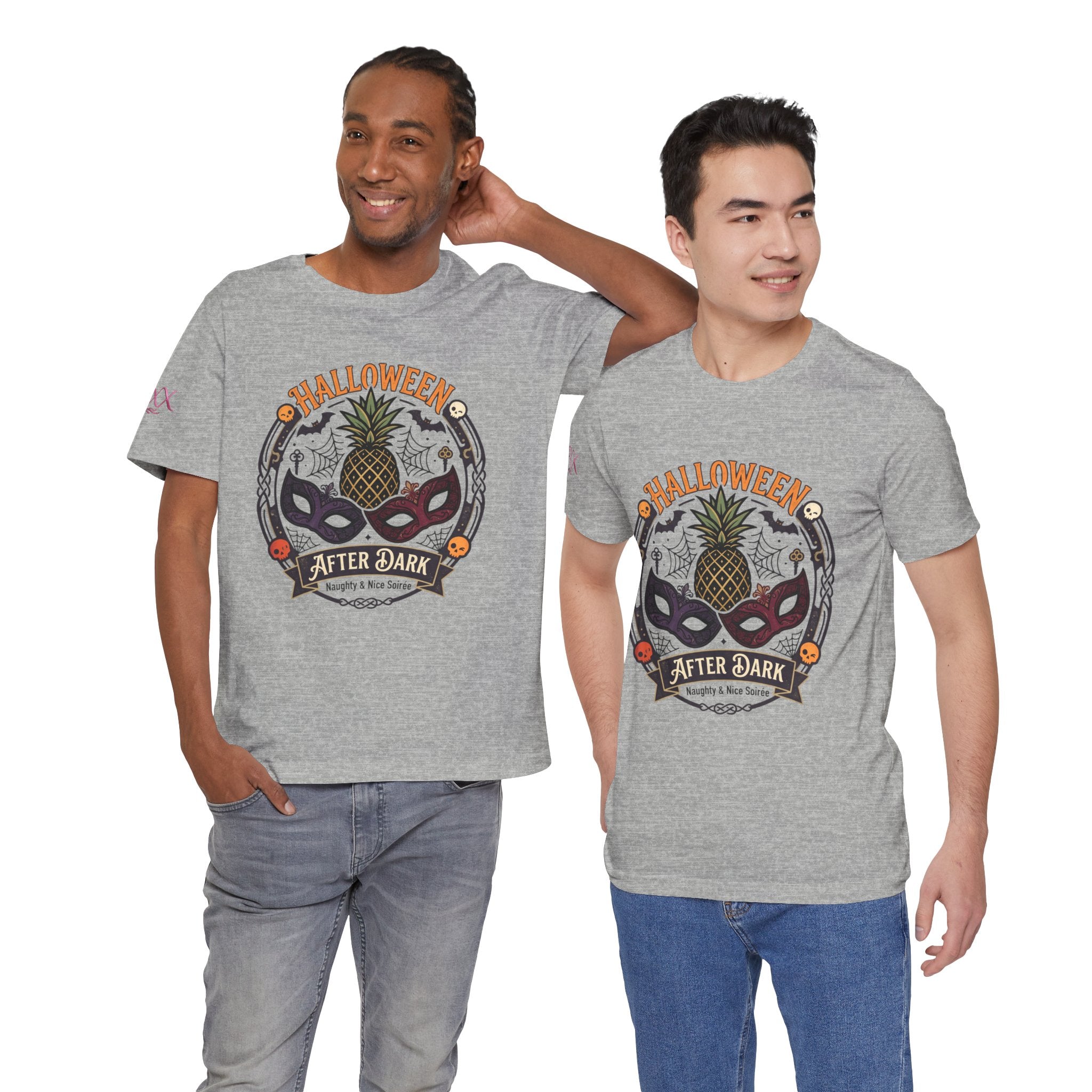 Halloween After Dark Tee — Pineapple Mask Masquerade T‑Shirt