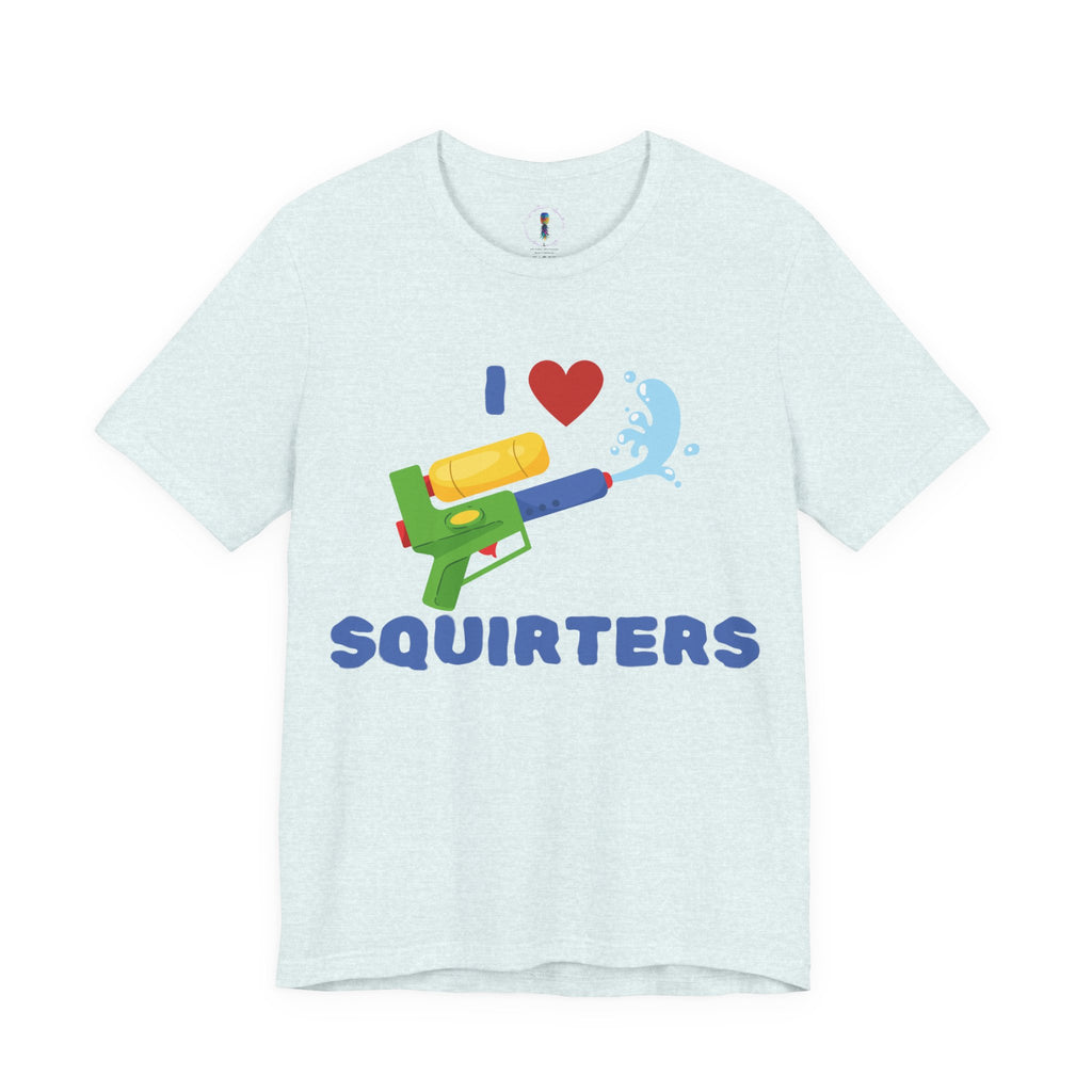 I Love Squirt Guns Unisex Jersey Tee - Fun Summer Shirt for Water Play Lovers