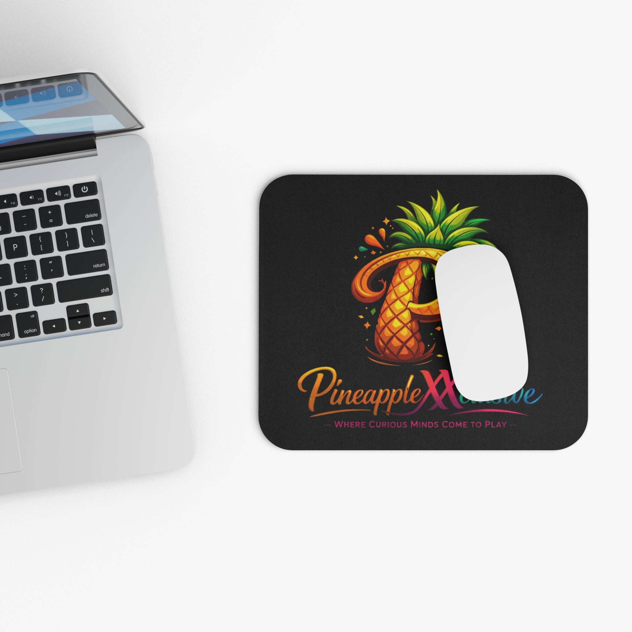 PineappleXXclusive Rectangle Mouse Pad — Tropical Pineapple Design