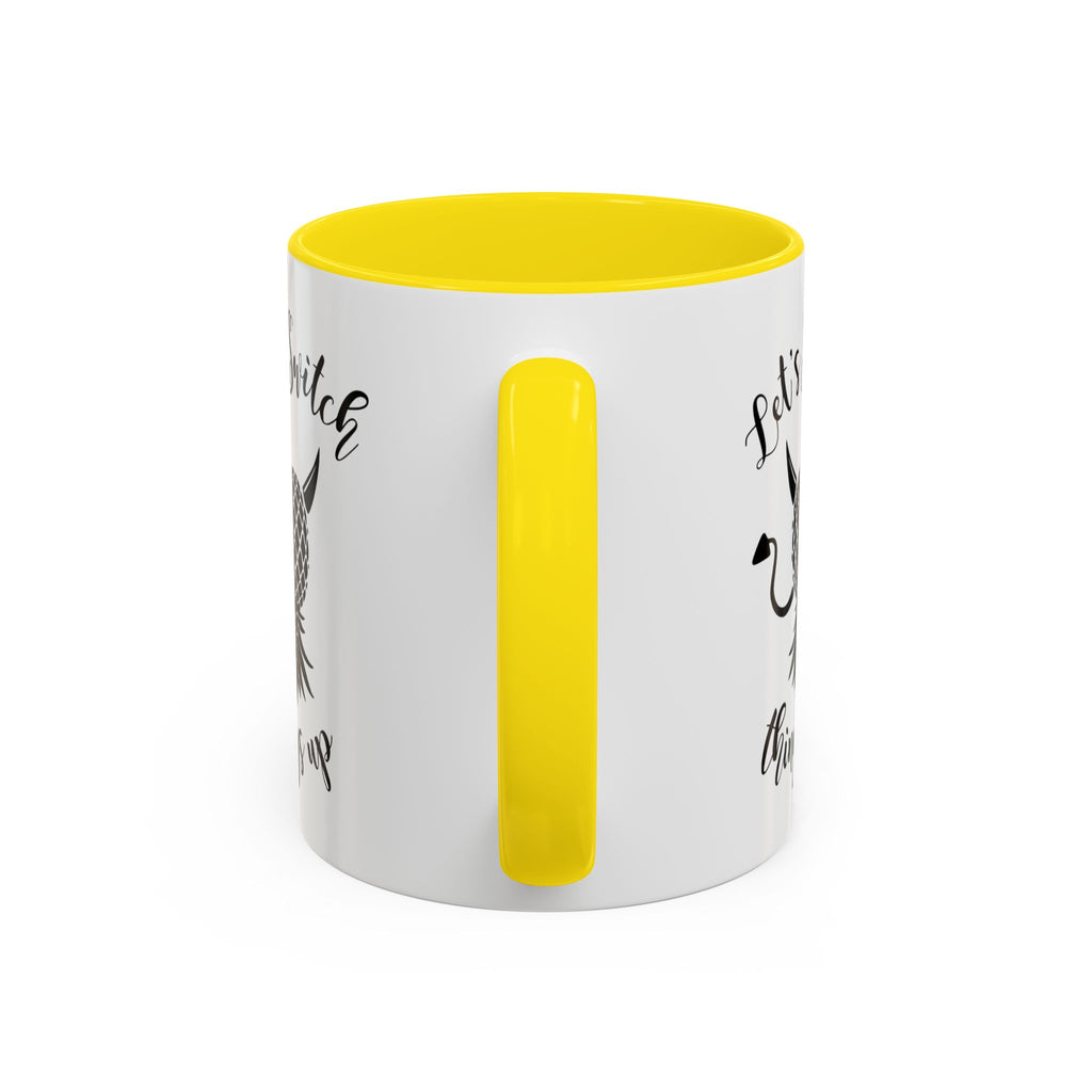 Playful Accent Coffee Mug - "Let's Switch Things Up" - Perfect for Morning Motivation