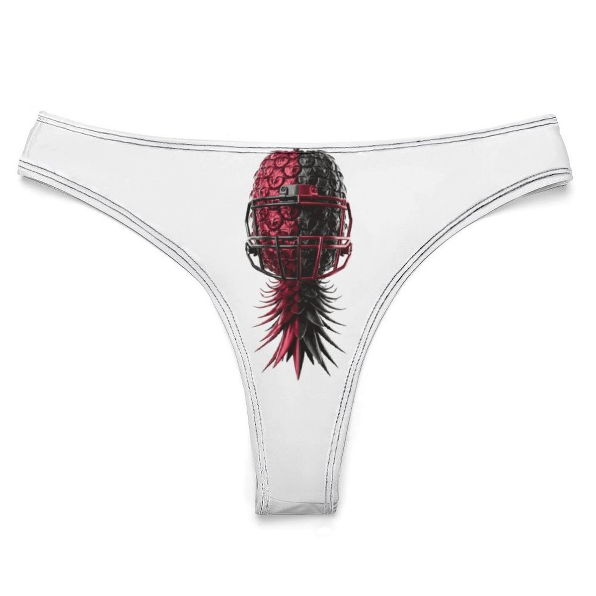 Football Inspired Cotton Thong Underwear for Women