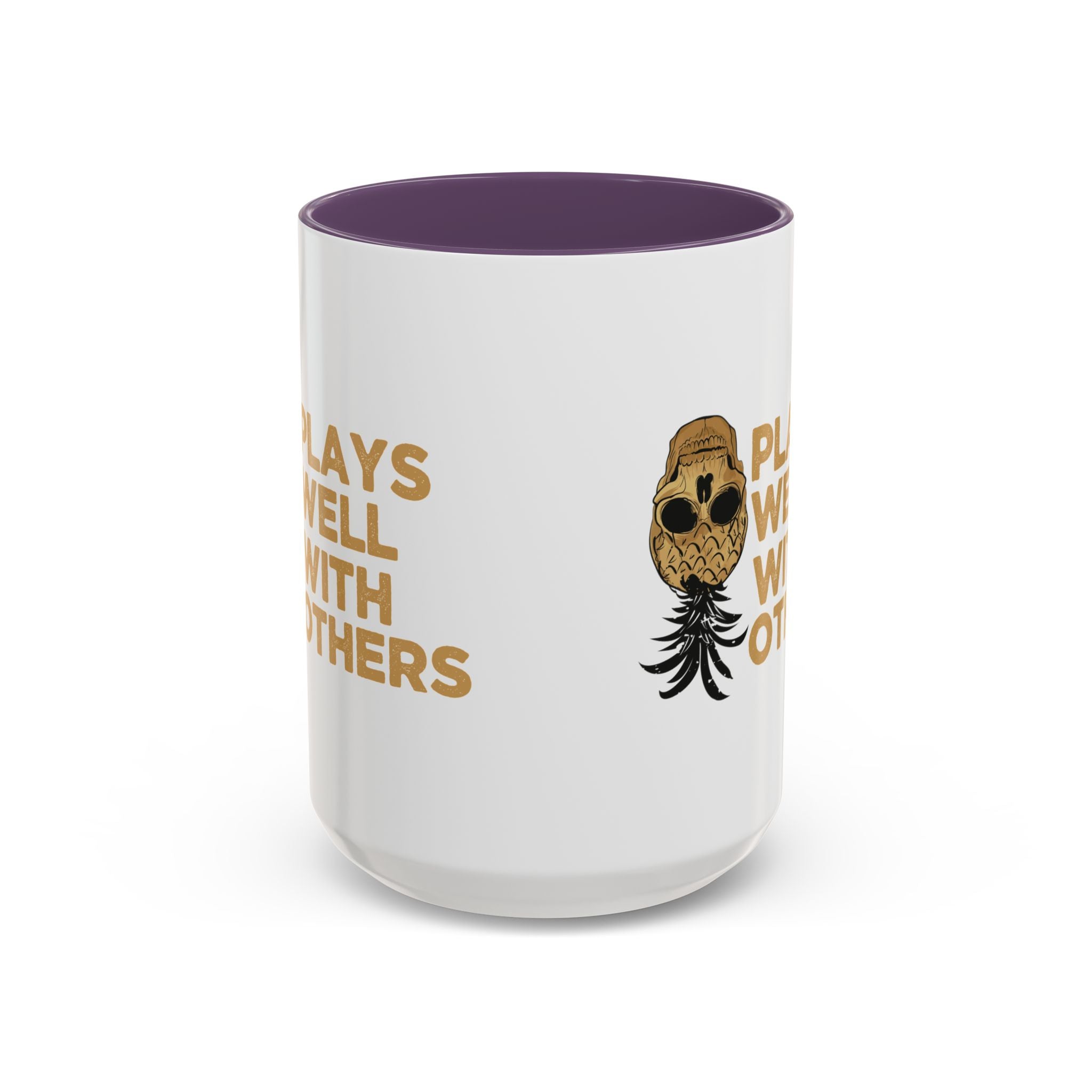 Playful Owl Accent Coffee Mug - 11 & 15oz - Perfect Gift for Nature Lovers