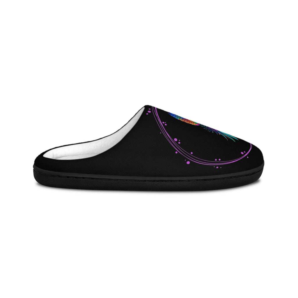Pineapple Print Men's Indoor Slippers - Cozy and Stylish Home Footwear