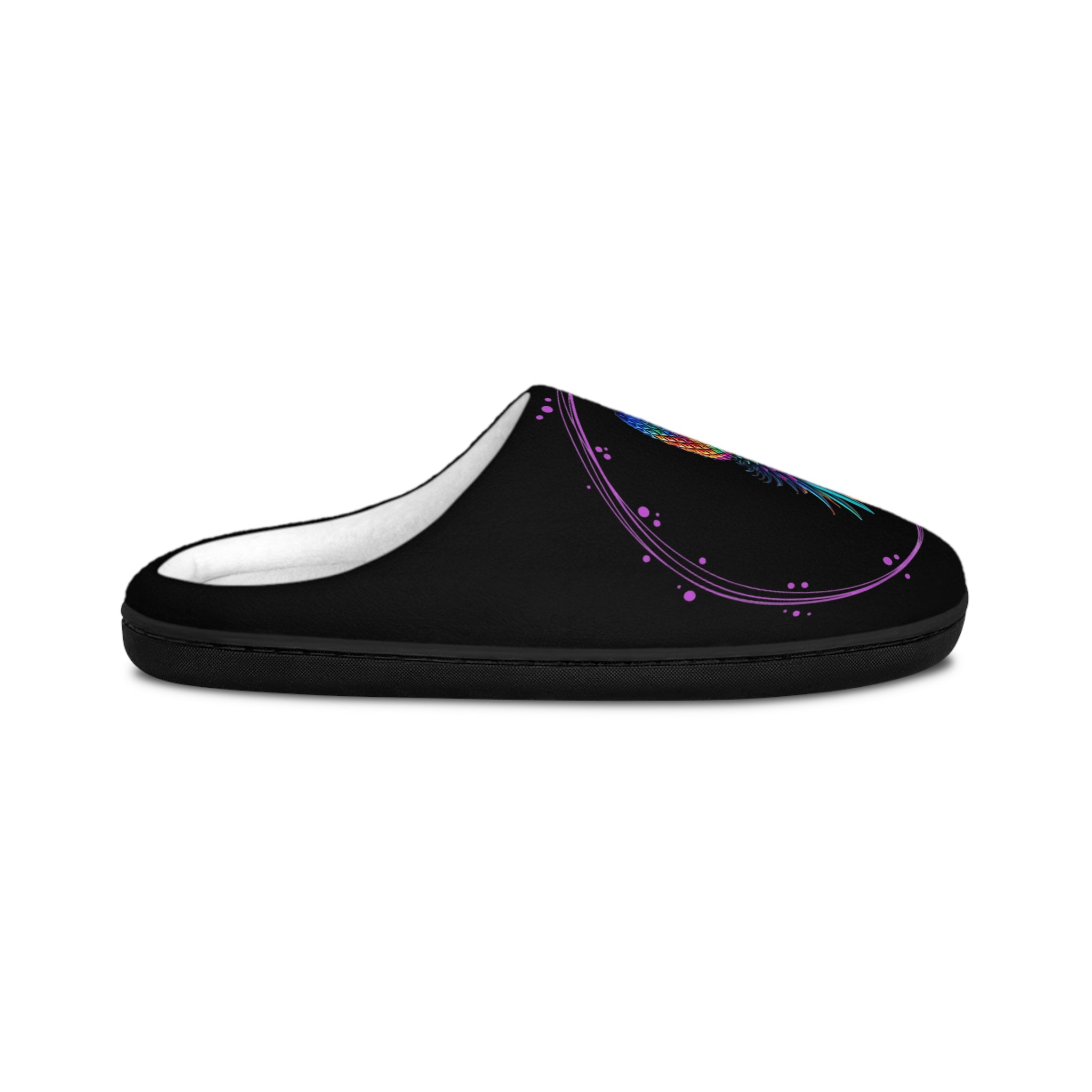 Pineapple Print Men's Indoor Slippers - Cozy and Stylish Home Footwear