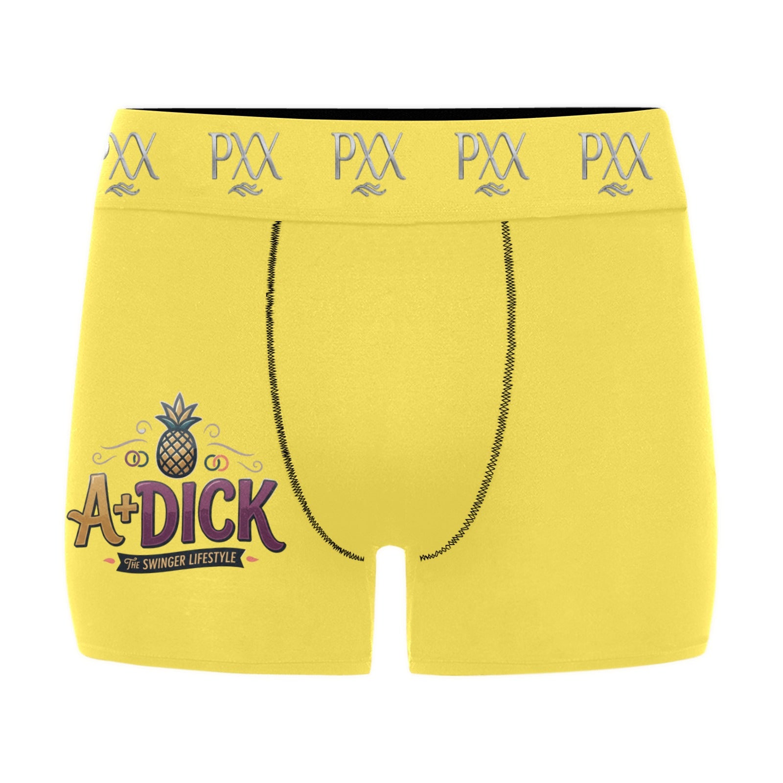 "A + Di*k" Men's Boxer Briefs | PXX Custom Waistband | Novelty Underwear