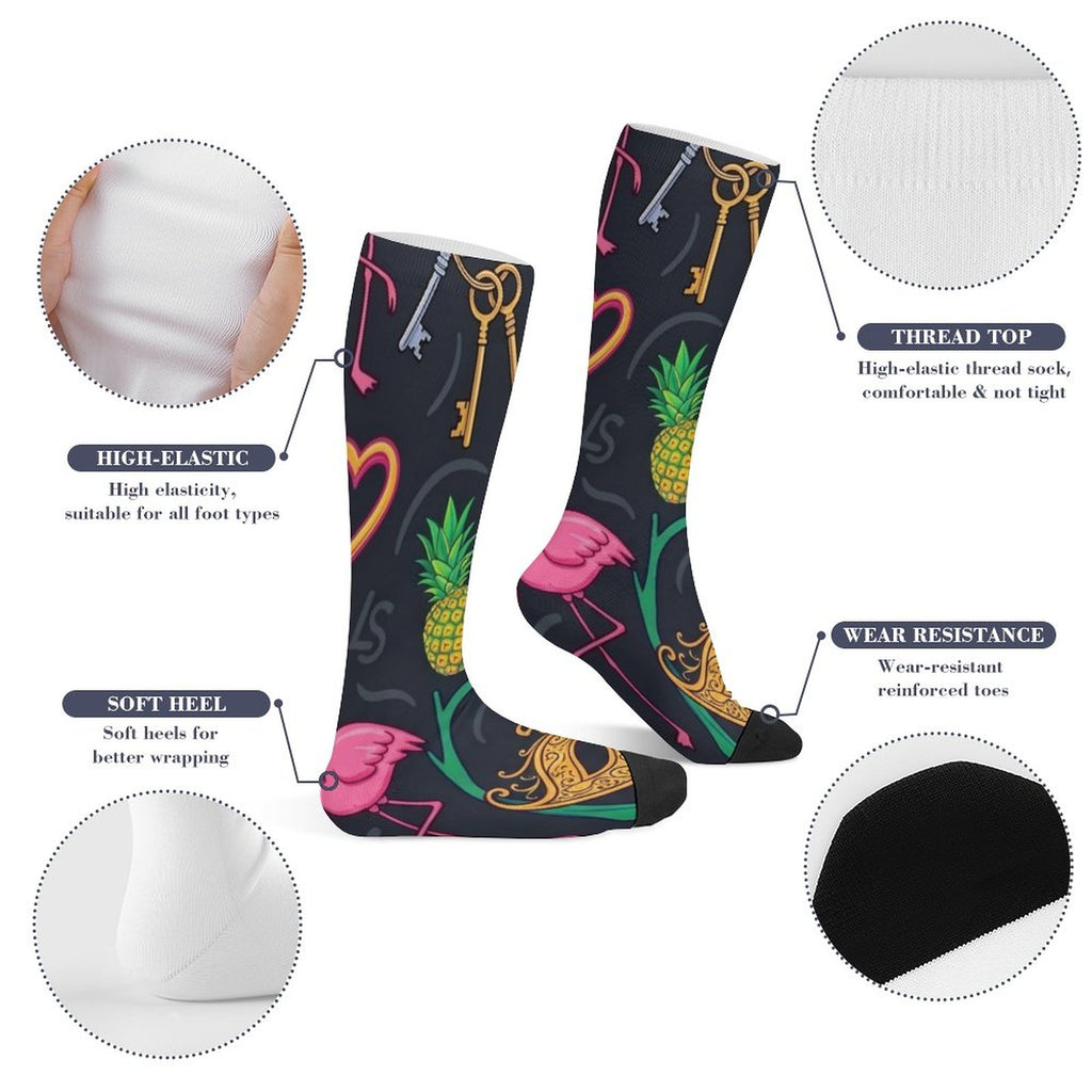 Swinger Lifestyle Crew Socks | Unisex DTG Print Novelty Socks
