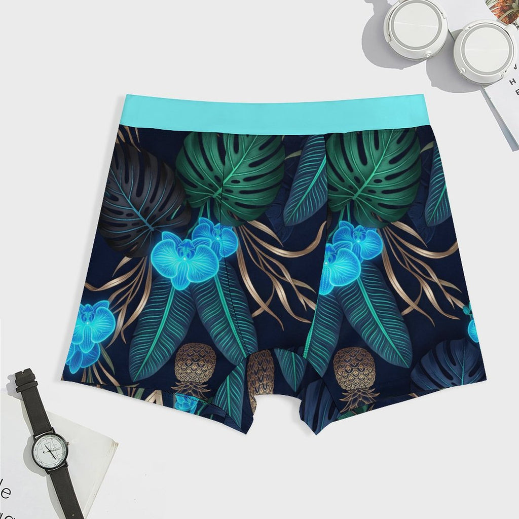 160gsm Ice Silk Men Cooling Boxer Shorts