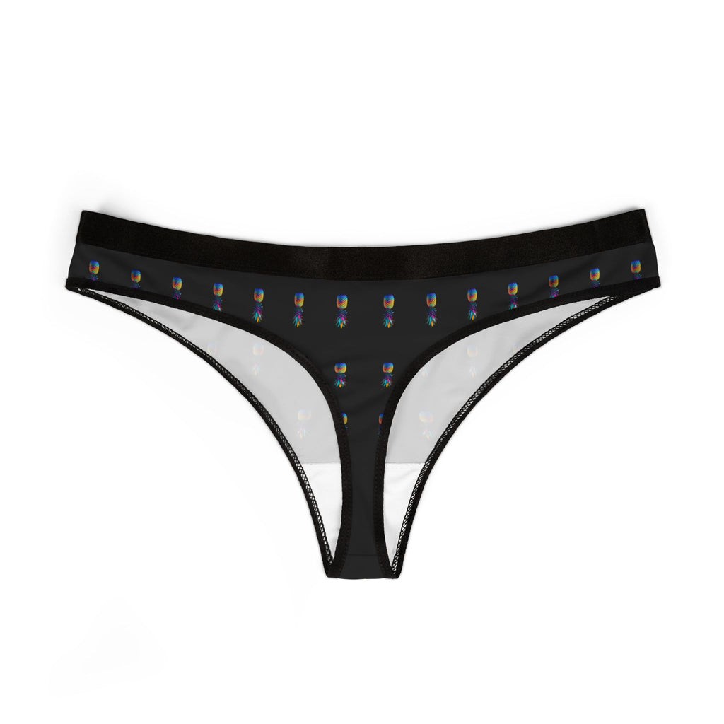 Women's Thongs - Colorful Pineapple Print