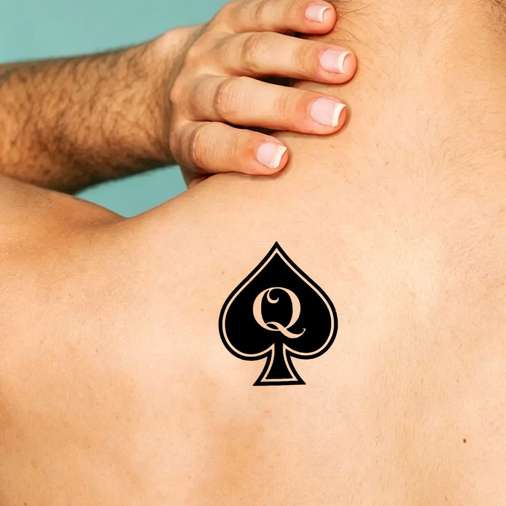 QOS Personalized Temporary Tattoos (30 Pieces) | Custom A4 Sheet Water-Activated Tattoos | Ships from USA