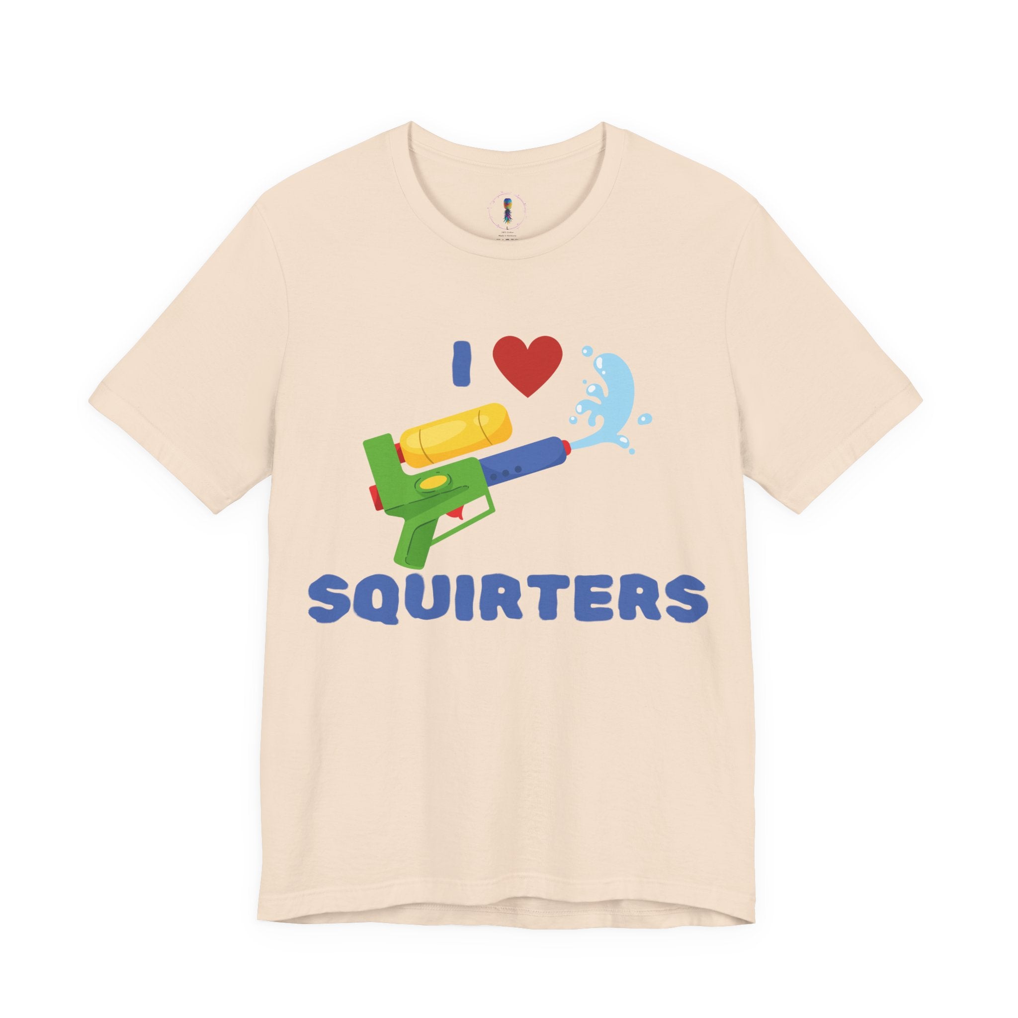 I Love Squirt Guns Unisex Jersey Tee - Fun Summer Shirt for Water Play Lovers
