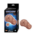 Product packaging of 'Always Horny' with a close-up of a product on a white background