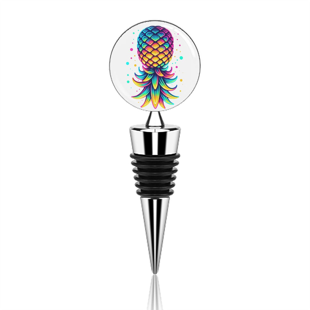 Upside-Down Pineapple Wine Bottle Stopper