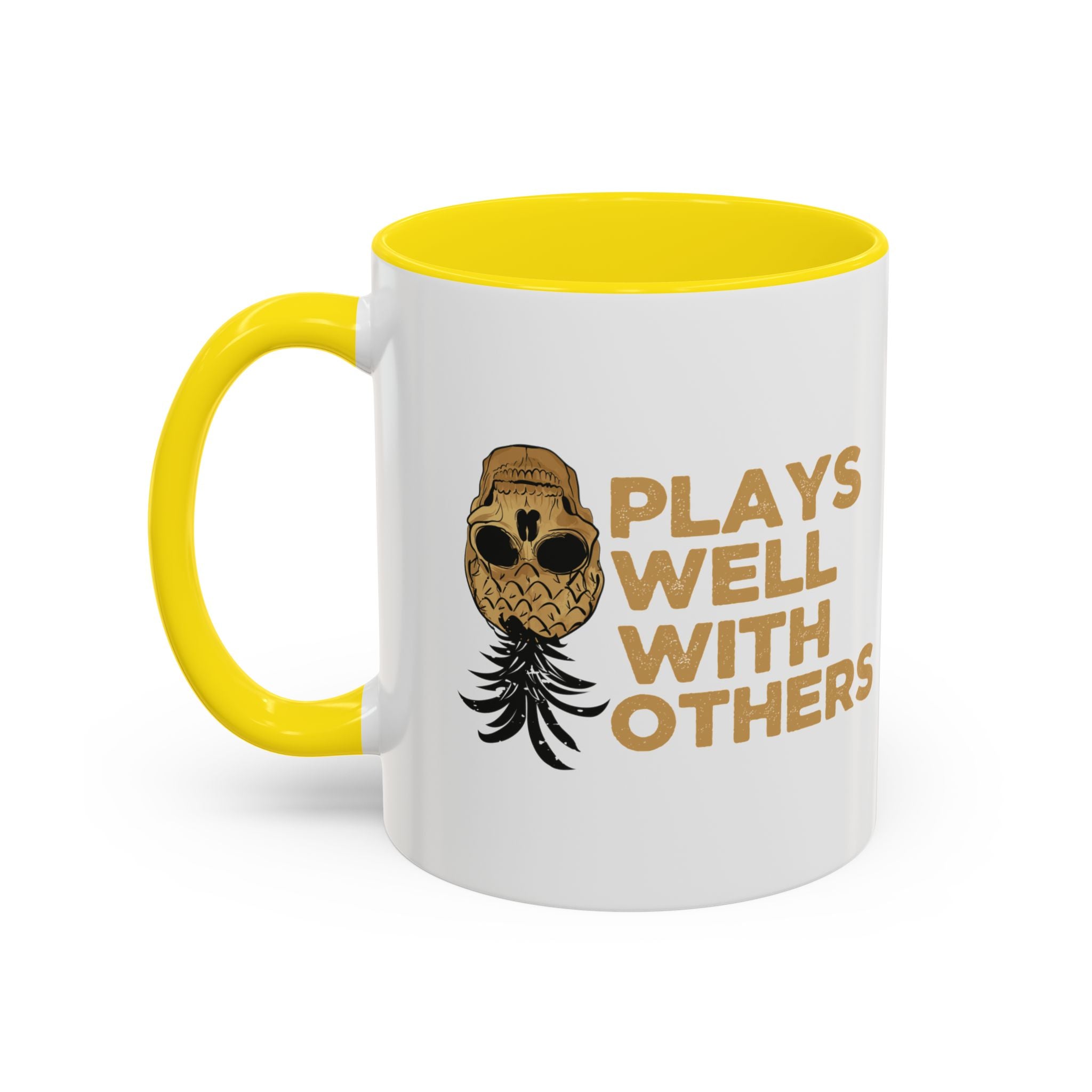 Playful Owl Accent Coffee Mug - 11 & 15oz - Perfect Gift for Nature Lovers