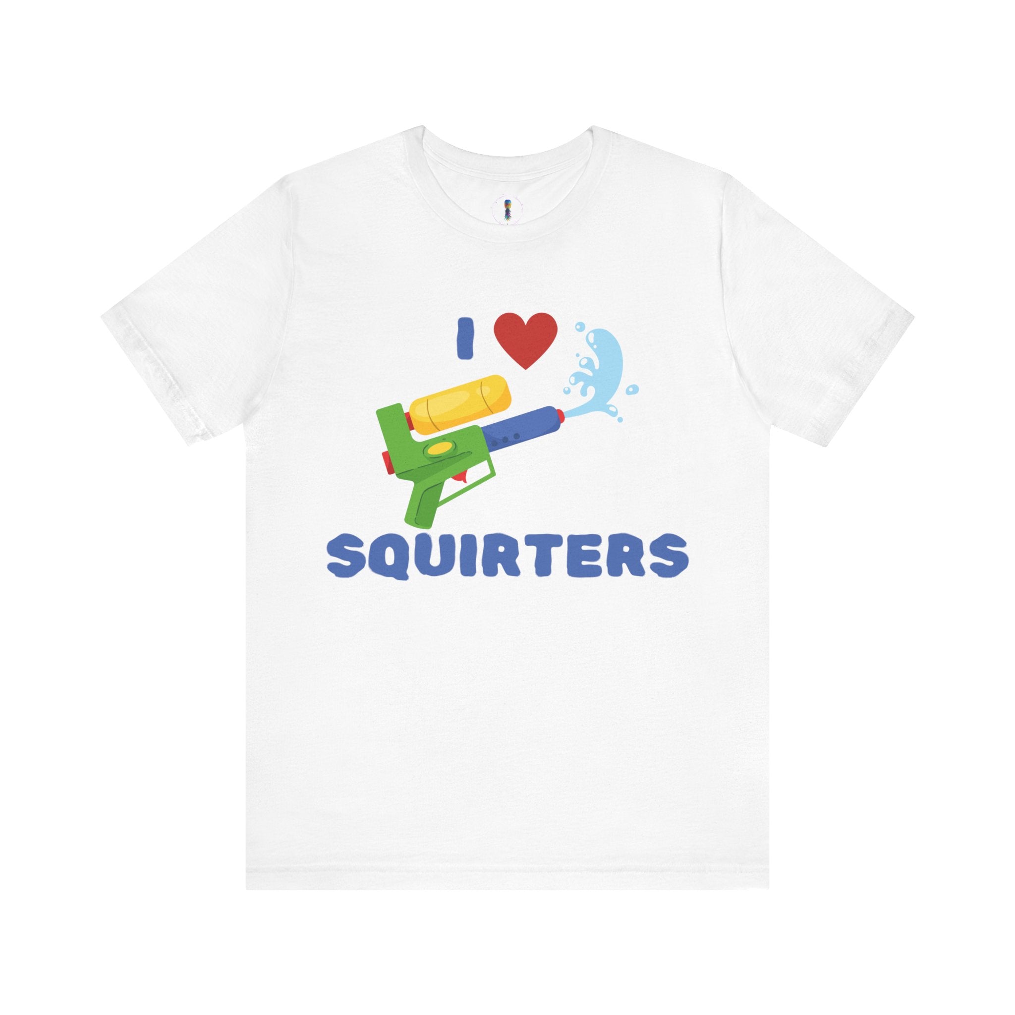 I Love Squirt Guns Unisex Jersey Tee - Fun Summer Shirt for Water Play Lovers
