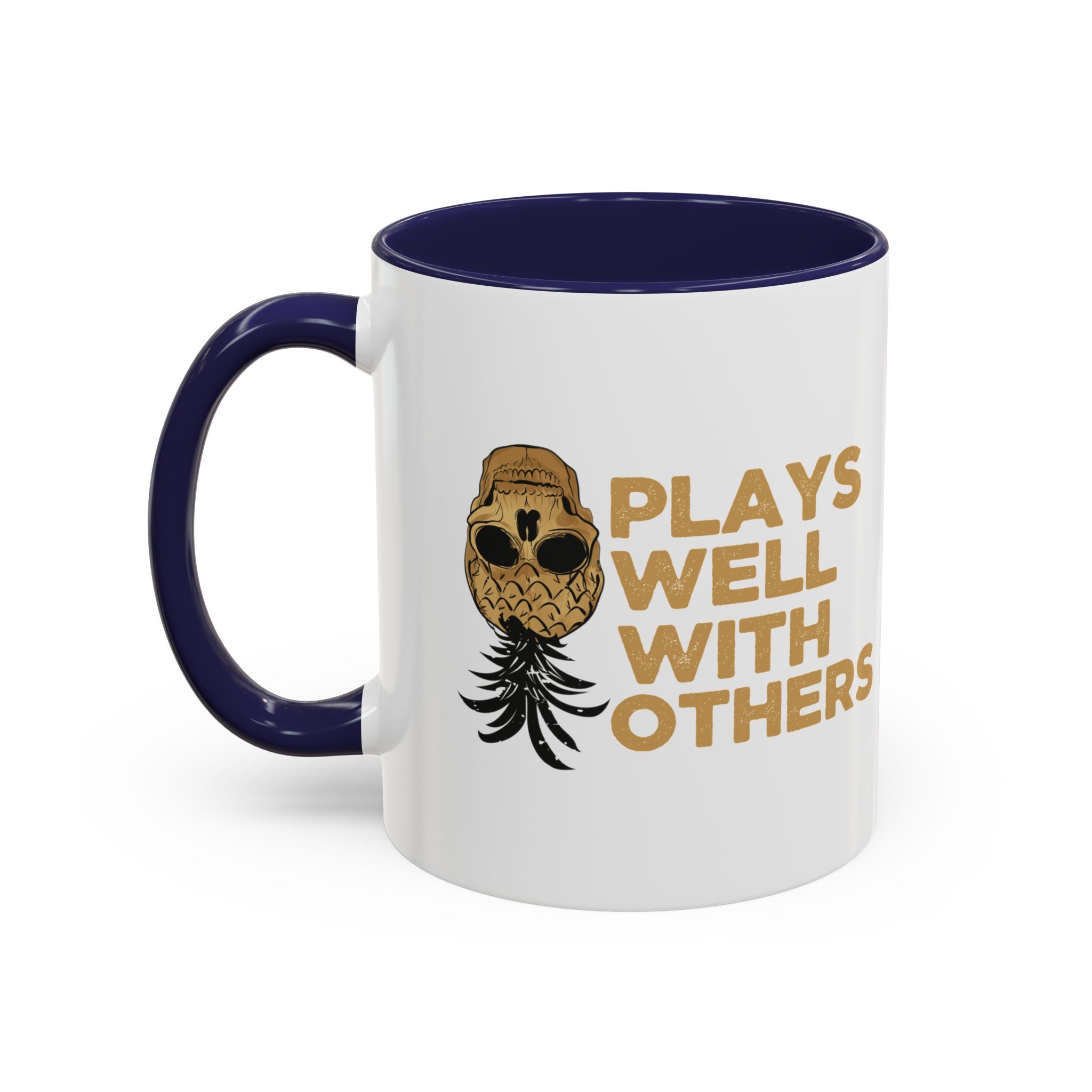 Playful Owl Accent Coffee Mug - 11 & 15oz - Perfect Gift for Nature Lovers