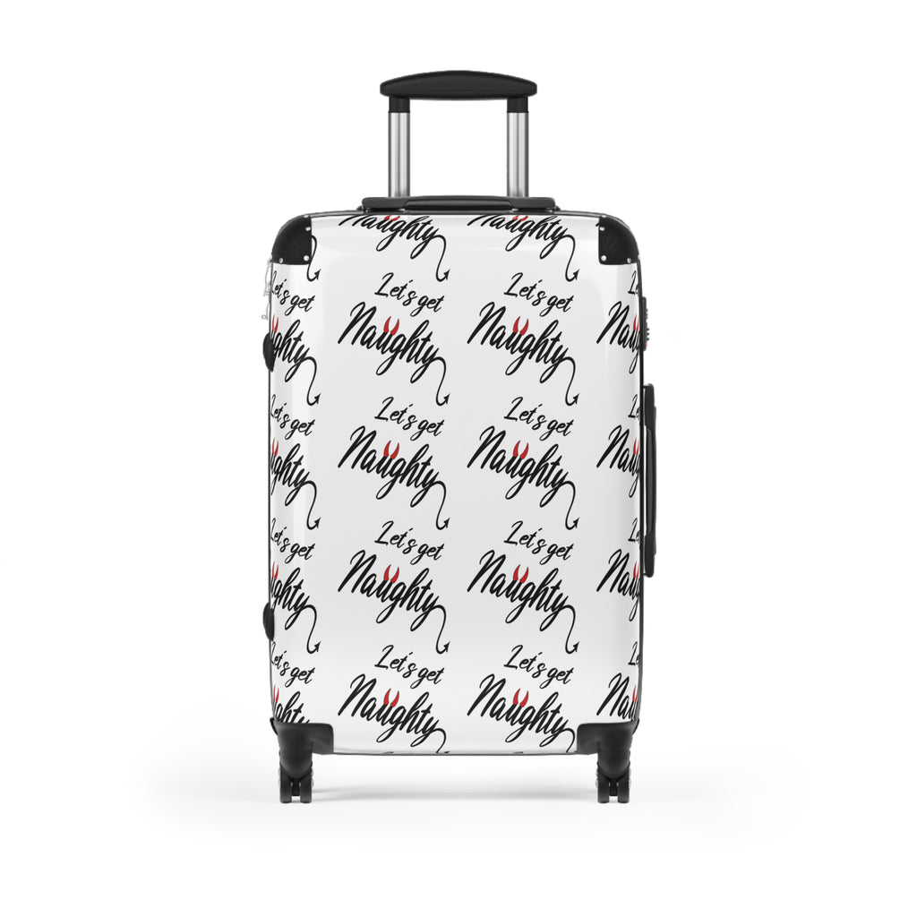 Travel Suitcase - "Let's Get Naughty" Design for True Swingers