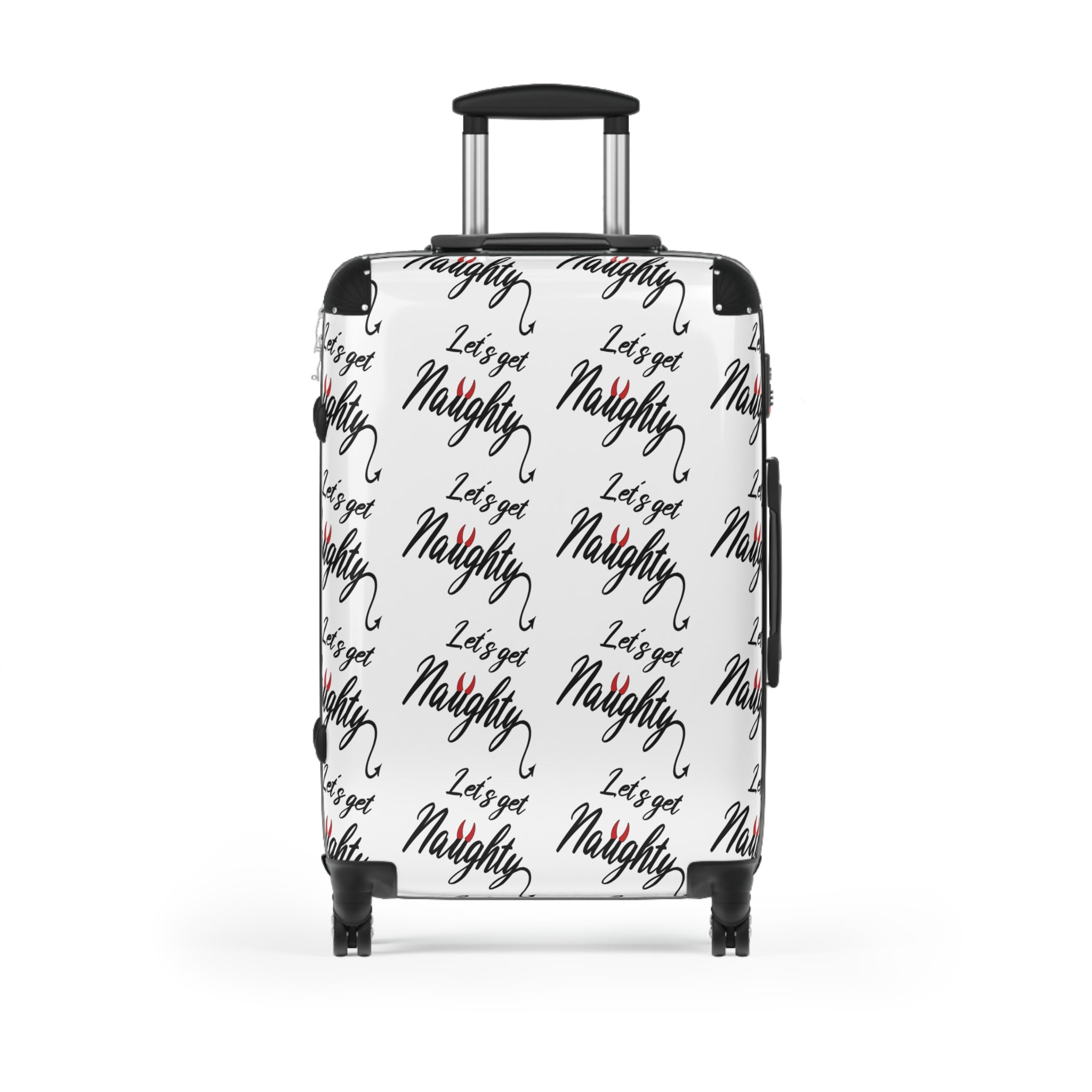 Travel Suitcase - "Let's Get Naughty" Design for True Swingers