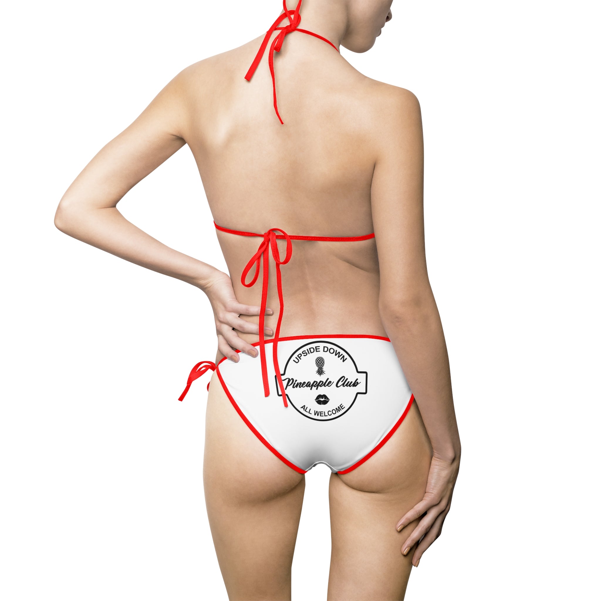 Queen of Spades White Bikini Swimsuit