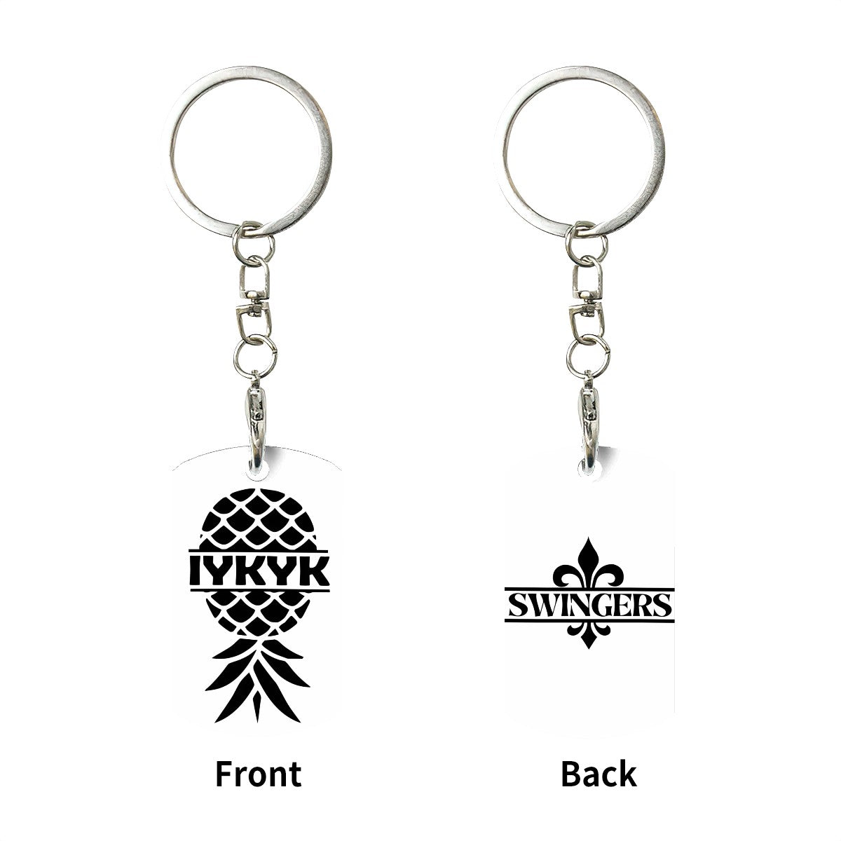 IYKYK Inspired Metal Keychain