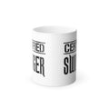 Color Morphing Mug - "Certified Swinger" - Fun Coffee Cup for Parties & Gatherings