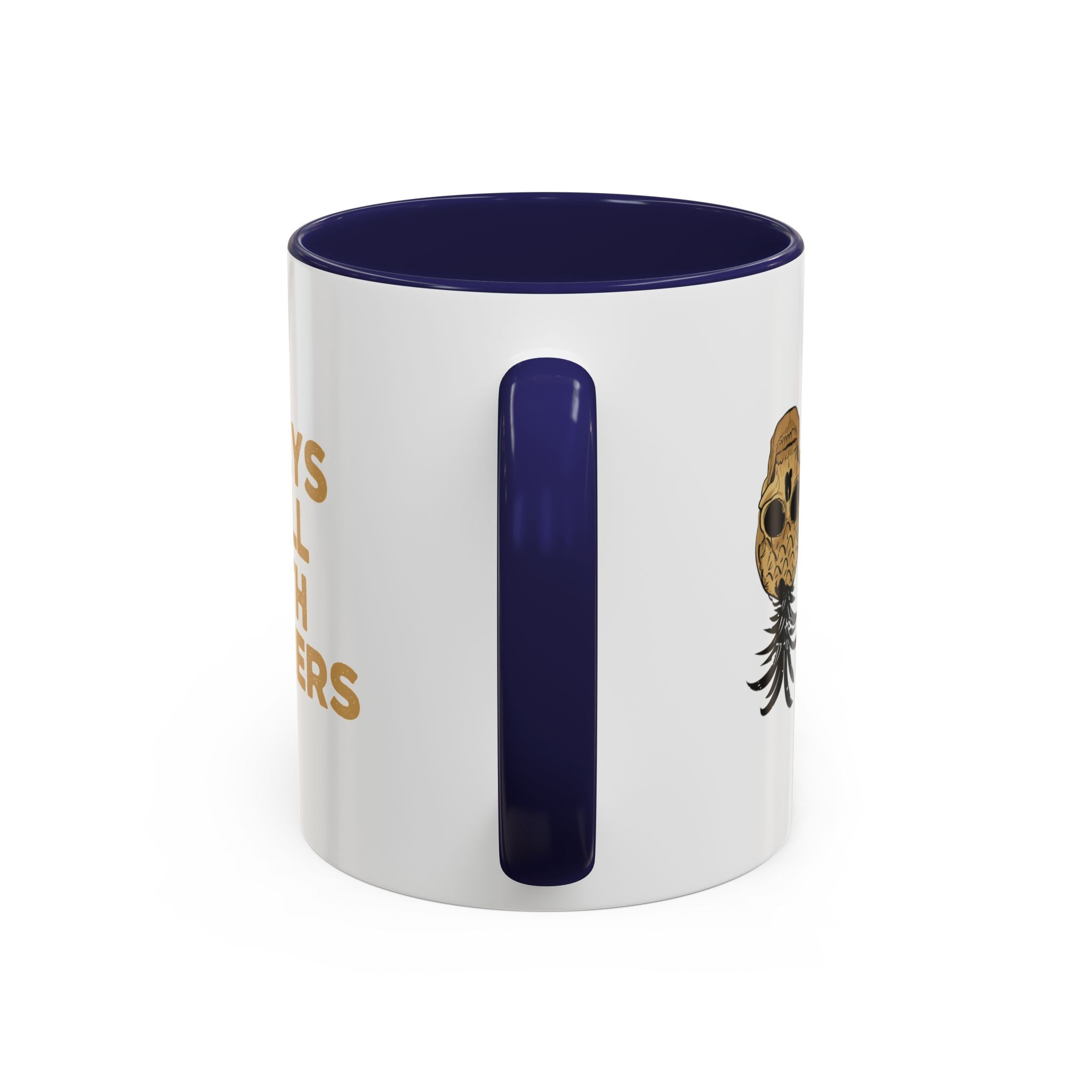 Playful Owl Accent Coffee Mug - 11 & 15oz - Perfect Gift for Nature Lovers