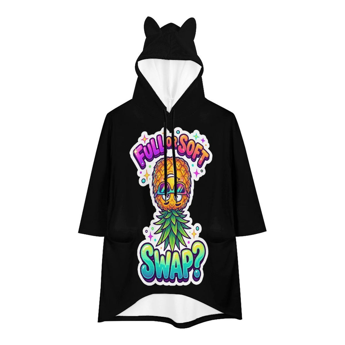 Full or Soft Swap Hooded Pullover | Cat Ears & Pockets