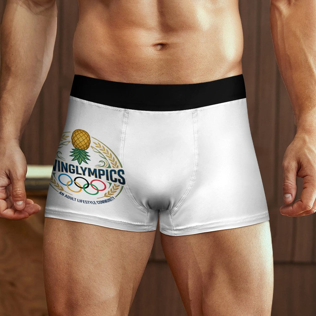 Swinglympics Ice Silk Men Cooling Boxer Shorts