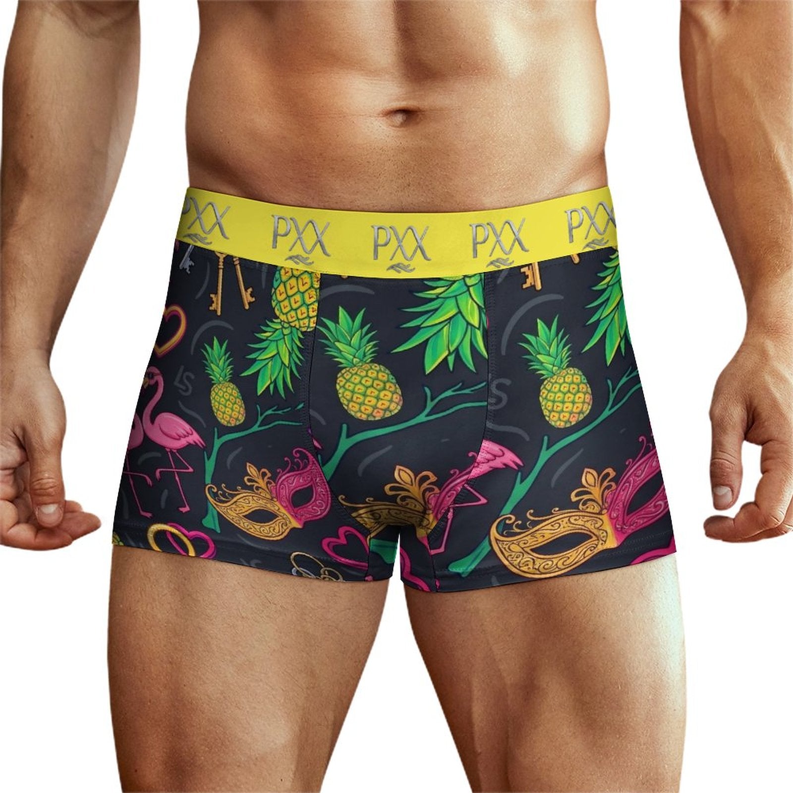 Swinger Themed Ice Silk Men's Boxer Shorts | Cooling Lifestyle Underwear