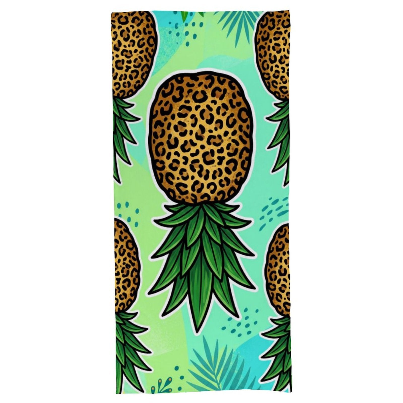 Upside-Down PIneapple Bath Towel