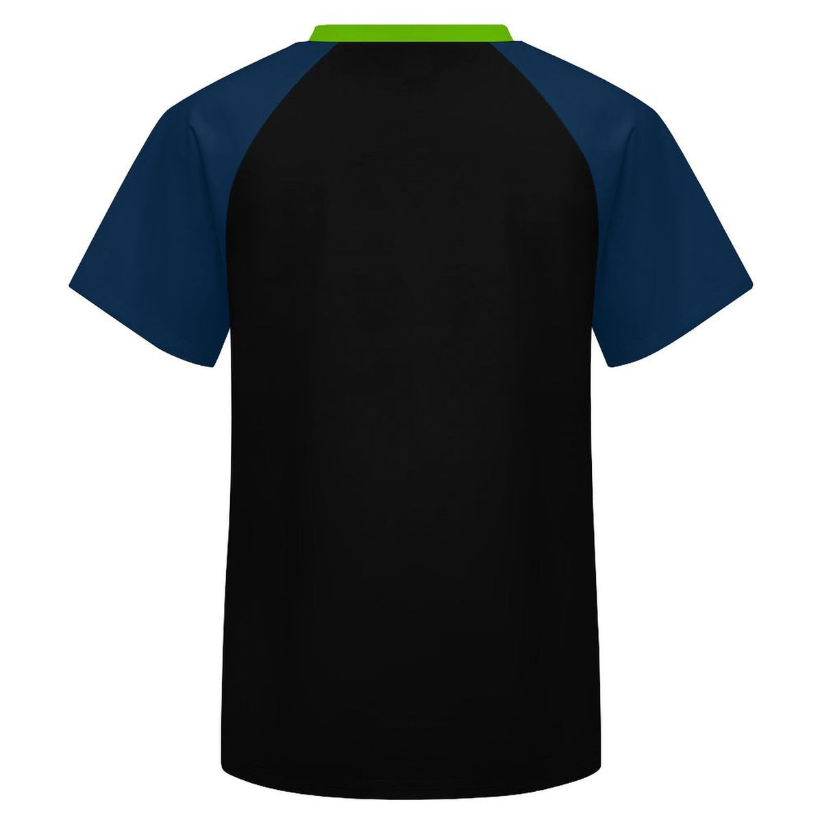 Neon Green & Navy Women's Raglan T-shirt