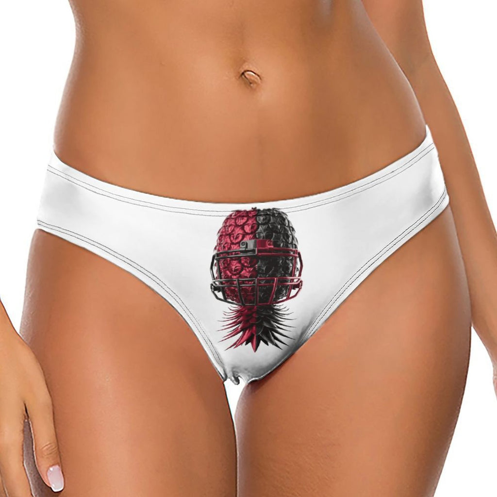 Football Inspired Cotton Thong Underwear for Women