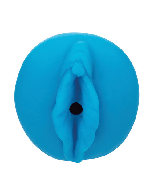 Blue suction cup on a white background