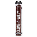 Clone-A-Willy product packaging for deep skin tone on a white background