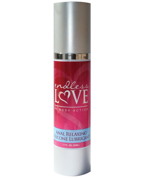 Lubricant bottle labeled 'Endless Love' on a white background