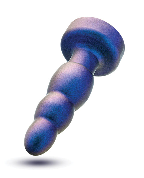 Purple spiral object on a white background