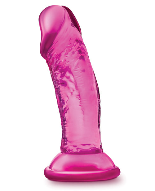 Pink silicone product on a white background