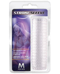 Stroke sleeve packaging with a woman's face on the label, displayed against a white background.