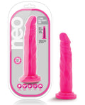 Pink toy with packaging labeled 'neo' on a white background