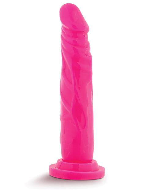 Pink silicone wand on a white background